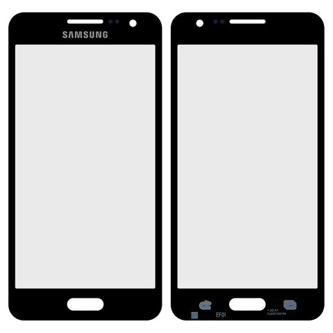 Скло корпуса для Samsung A300F Galaxy A3, A300FU Galaxy A3, A300H Galaxy A3, чорне