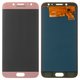 Дисплей для Samsung J730 Galaxy J7 (2017), рожевий, з регулюванням яскравості, без рамки, Сopy, (TFT)