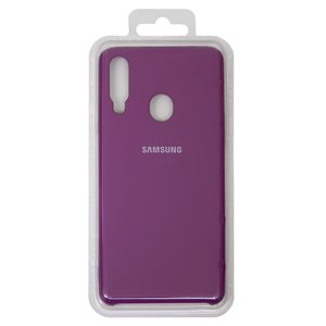 Чехол для Samsung A207 Galaxy A20s, фиолетовый, Original Soft Case, силикон, grape 43 