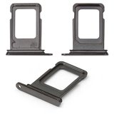 Тримач SIM-карти для iPhone 11 Pro, сірий, double SIM, matte space gray