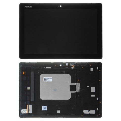 Дисплей для Asus ZenPad 10 Z300CNL, ZenPad 10 Z300M, золотистый, желтый шлейф, с рамкой, #TV101WXM NU1 BE AS010102 V1, BE AS010102 V2