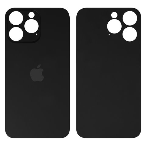 Задняя панель корпуса для iPhone 14 Pro, черная, нужно снять стекло камеры, small hole