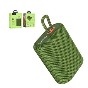 Портативная беспроводная колонка Hoco BS47, зеленая, с USB кабелем тип C, 5W*1, #6931474756008