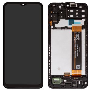 Дисплей для Samsung A135 Galaxy A13, M135 Galaxy M13, черный, с рамкой, Original PRC , BS066FBM L01 D800_R5.7