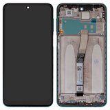 Дисплей для Xiaomi Redmi Note 9 Pro, Redmi Note 9S, зелений, з рамкою, Сopy, з широким обідком, In-Cell, M2003J6B2G, M2003J6A1G