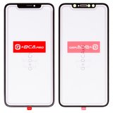 Скло корпуса G+OCA PRO для iPhone XS Max, з ОСА-плівкою, чорне