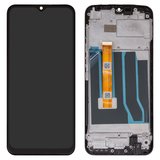 Дисплей для Realme C11, черный, с рамкой, High Copy, RMX2185, FPC-HTF065H113