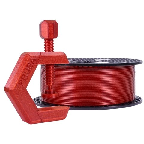 Філамент для 3D принтера PRUSA PETG Carmine Red Transparent, 1 кг