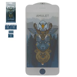 Защитное стекло iNobi Amulet для Apple iPhone 7, iPhone 8, iPhone SE 2020, Full Glue, Anti Static, белый