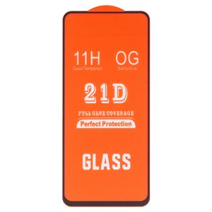 Защитное стекло для Motorola Moto G32, Moto G62 5G, Moto G73 XT2237; Oppo Reno4 4G, Full Glue, без упаковки , черный