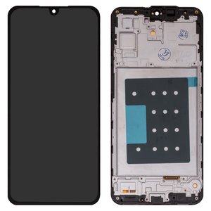 Дисплей для Samsung A175 Galaxy A17 4G, черный, с рамкой, High Copy, OLED 