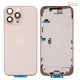 Корпус для iPhone 16 Pro Max, золотистий, з тримачем SIM-карти, з боковими кнопками, Original (PRC), EU Version, desert titanium