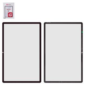 Стекло корпуса G+OCA PRO для Samsung X610, X616  Galaxy Tab S9 FE Plus, с OCA пленкой, черное