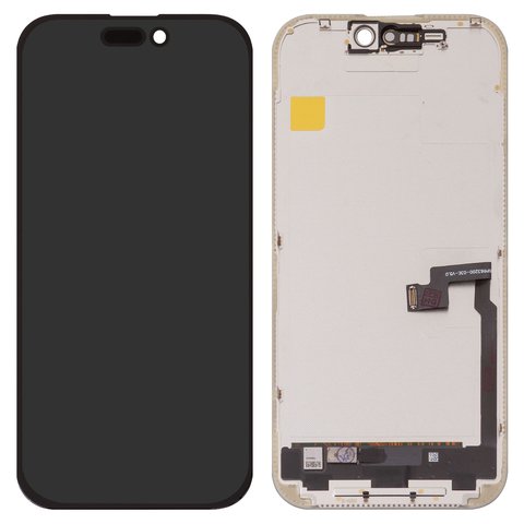 Дисплей для iPhone 16 Pro, чорний, з рамкою, без помилки, OLED  hard diagnosable, DD OLED