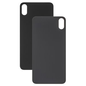 Panel trasero de carcasa puede usarse con iPhone XS Max, negra, no es necesario desmontar la cámara, big hole