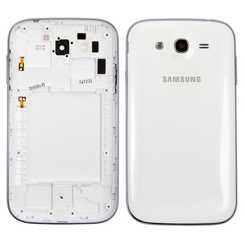 Carcasa puede usarse con Samsung I9082 Galaxy Grand Duos, blanco