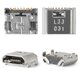 Charge Connector compatible with Samsung I9080 Galaxy Grand; Samsung T560 Galaxy Tab E 9.6, (7 pin, micro USB type-B)