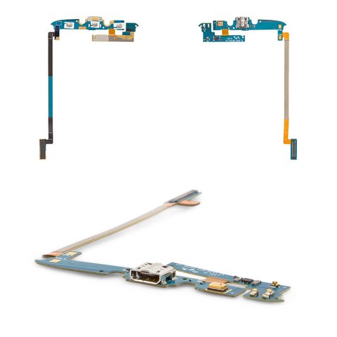 Flat Cable compatible with Samsung I537, I9295 Galaxy S4 Active, charge connector, with components 