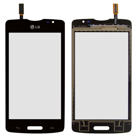 Touchscreen compatible with LG D373 Optimus L80 Blanco, black 
