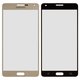 Housing Glass compatible with Samsung A700F Galaxy A7, A700H Galaxy A7, (golden)