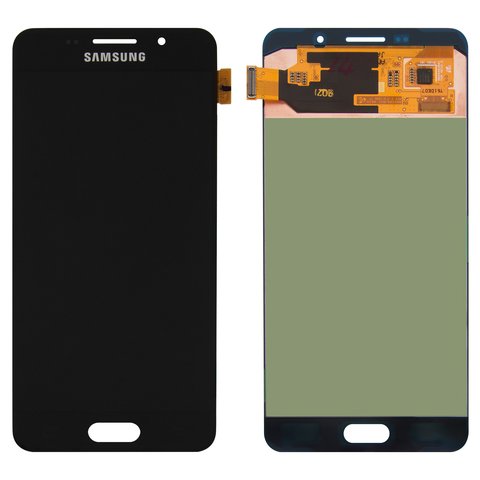 Pantalla LCD puede usarse con Samsung A710 Galaxy A7 2016 , negro, sin marco, original vidrio reemplazado 