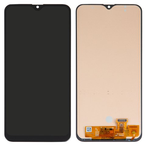 LCD compatible with Samsung A205 Galaxy A20, A205F DS Galaxy A20, M107F DS Galaxy M10s, black, without frame, Copy, TFT  