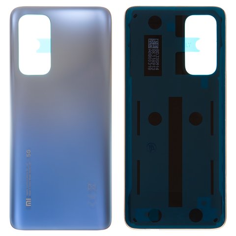 Housing Back Cover compatible with Xiaomi Mi 10T, Mi 10T Pro, silver, High Copy, M2007J3SY, M2007J3SG, M2007J3SP, M20 