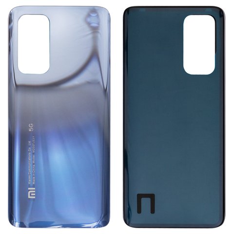 Housing Back Cover compatible with Xiaomi Mi 10T, Mi 10T Pro, silver, High Copy, M2007J3SY, M2007J3SG, M2007J3SP, M20 