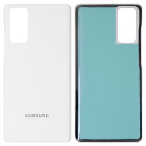Panel trasero de carcasa puede usarse con Samsung G780 Galaxy S20 FE, G781 Galaxy S20 FE 5G, blanco, cloud white