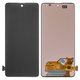 LCD compatible with Samsung A515 Galaxy A51, (black, without frame, original (change glass) )