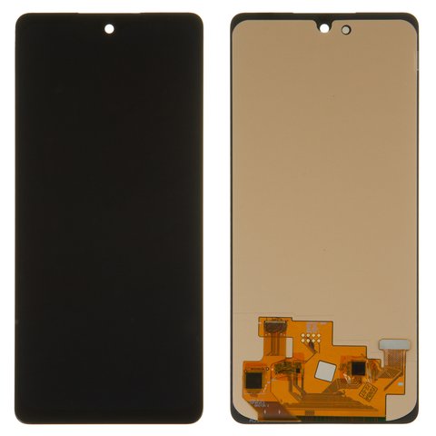 LCD compatible with Samsung A528 Galaxy A52s 5G, black, without frame, High Copy, OLED  