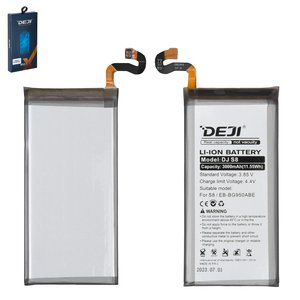 Battery Deji EB BG950ABE EB BG950ABA compatible with Samsung G950 Galaxy S8, G950F Galaxy S8, G950FD Galaxy S8, Li ion, 3.85 V, 3000 mAh 