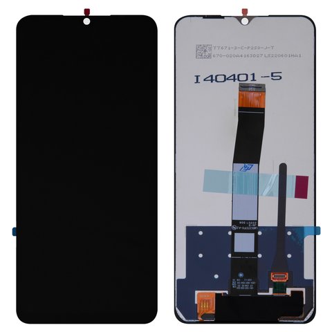 Pantalla LCD puede usarse con Xiaomi Poco C40, Redmi 10C, negro, sin marco, Original PRC 