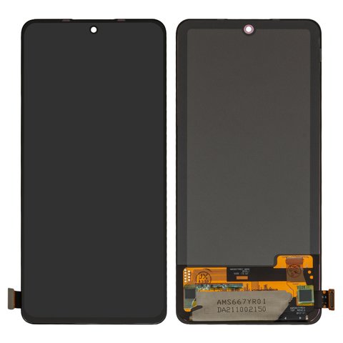 LCD compatible with Xiaomi Poco X4 Pro 5G, Redmi Note 11 Pro, Redmi Note 11 Pro 5G, Redmi Note 11 Pro Plus 5G, Redmi Note 11E Pro, Redmi Note 12 Pro 4G, black, without frame, High Copy, OLED  