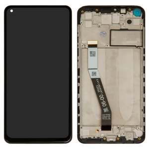 Pantalla LCD puede usarse con Xiaomi Redmi 10X 4G, Redmi Note 9, negro, con marco, High Copy, M2003J15SC, M2003J15SG, M2003J15SS