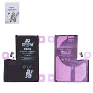 Battery Da Luxiang compatible with Apple iPhone 14 Pro Max, Li ion, 3.86 V, 4860 mAh, High Capacity, original IC 