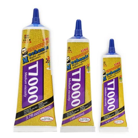 Sealant Glue Mechanic T7000, for touchscreen LCD gluing, 110 ml, black 