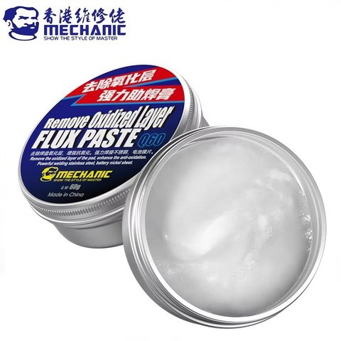 Fundente en pasta Mechanic Q60, para soldar níquel, para soldar acero inoxidable, 60 g