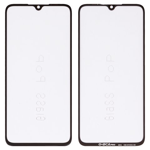 Vidrio de carcasa G+OCA PRO puede usarse con Xiaomi Mi 9 Lite, Mi CC9, con película OCA, negro