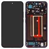 Pantalla LCD puede usarse con Oppo Reno13 5G, azul, con marco, Original (PRC), CPH2689, PKM110, luminous blue