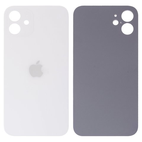 Panel trasero de carcasa puede usarse con iPhone 12, blanco, no es necesario desmontar la cámara, Original PRC , big hole