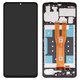 Дисплей для Samsung A065 Galaxy A06, черный, с рамкой, High Copy