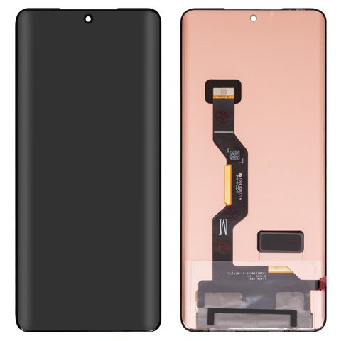 LCD compatible with Motorola Edge 50, Edge 50 Pro, black, without frame, Original PRC , XT2403 2 