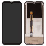 Дисплей для Oscal S80; Blackview BV7100, черный, без рамки, Оригинал (переклеено стекло), 15-32302-11921
