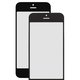 Housing Glass compatible with Apple iPhone 5S, iPhone SE, (with frames, black)