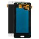 LCD compatible with Samsung J510 Galaxy J5 (2016), (white, without frame, Original (PRC), original glass)