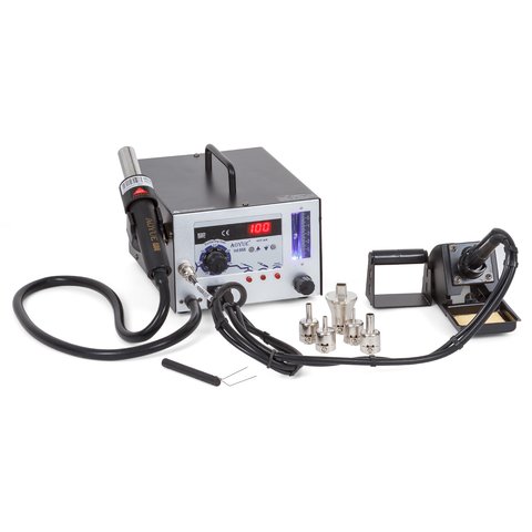 Hot Air Soldering Station AOYUE 968 with Soldering Iron and Smoke Absorber 220 V 
