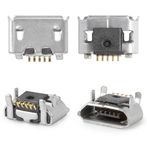 Charge Connector compatible with Blackberry 9670, 9850, 9860, 5 pin, micro USB type B 