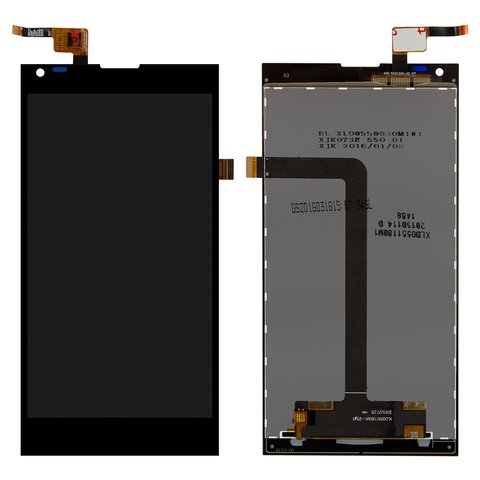 LCD compatible with Doogee DG550, black, without frame  #FPC BA251 00011 A FPC55312A0 V2