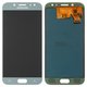 LCD compatible with Samsung J530 Galaxy J5 (2017), (blue, without adjustment of light, without frame, Copy, (TFT))